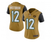 Women's Nike Jacksonville Jaguars #12 Dede Westbrook Limited Gold Rush NFL Jersey