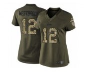 Women's Nike Jacksonville Jaguars #12 Dede Westbrook Limited Green Salute to Service NFL Jersey