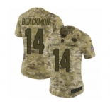 Women's Nike Jacksonville Jaguars #14 Justin Blackmon Limited Camo 2018 Salute to Service NFL Jersey