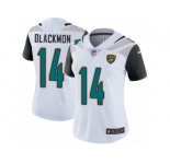 Women's Nike Jacksonville Jaguars #14 Justin Blackmon White Vapor Untouchable Limited Player NFL Jersey