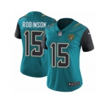 Women's Nike Jacksonville Jaguars #15 Allen Robinson Vapor Untouchable Limited Teal Green Team Color NFL Jersey