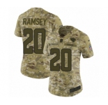 Women's Nike Jacksonville Jaguars #20 Jalen Ramsey Limited Camo 2018 Salute to Service NFL Jersey