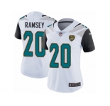 Women's Nike Jacksonville Jaguars #20 Jalen Ramsey White Vapor Untouchable Limited Player NFL Jersey