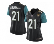 Women's Nike Jacksonville Jaguars #21 Prince Amukamara Limited Black Alternate NFL Jersey