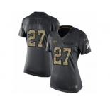 Women's Nike Jacksonville Jaguars #27 Dwayne Gratz Limited Black 2016 Salute to Service NFL Jersey