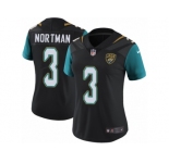 Women's Nike Jacksonville Jaguars #3 Brad Nortman Vapor Untouchable Limited Black Alternate NFL Jersey