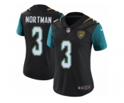 Women's Nike Jacksonville Jaguars #3 Brad Nortman Vapor Untouchable Limited Black Alternate NFL Jersey