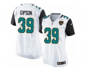 Women's Nike Jacksonville Jaguars #39 Tashaun Gipson Limited White NFL Jersey