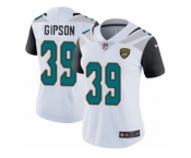 Women's Nike Jacksonville Jaguars #39 Tashaun Gipson White Vapor Untouchable Limited Player NFL Jersey