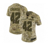 Women's Nike Jacksonville Jaguars #42 Barry Church Limited Camo 2018 Salute to Service NFL Jersey