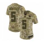 Women's Nike Jacksonville Jaguars #5 Blake Bortles Limited Camo 2018 Salute to Service NFL Jersey