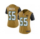 Women's Nike Jacksonville Jaguars #55 Dan Skuta Limited Gold Rush NFL Jersey