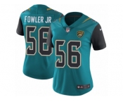 Women's Nike Jacksonville Jaguars #56 Dante Fowler Jr Vapor Untouchable Limited Teal Green Team Color NFL Jersey