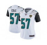 Women's Nike Jacksonville Jaguars #57 Audie Cole White Vapor Untouchable Limited Player NFL Jersey