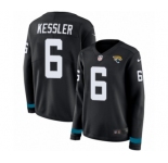 Women's Nike Jacksonville Jaguars #6 Cody Kessler Limited Black Therma Long Sleeve NFL Jersey