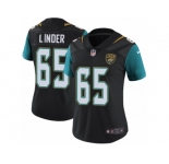 Women's Nike Jacksonville Jaguars #65 Brandon Linder Vapor Untouchable Limited Black Alternate NFL Jersey