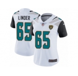 Women's Nike Jacksonville Jaguars #65 Brandon Linder White Vapor Untouchable Limited Player NFL Jersey