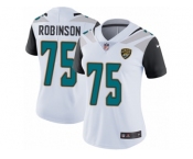 Women's Nike Jacksonville Jaguars #75 Cam Robinson White Vapor Untouchable Limited Player NFL Jersey