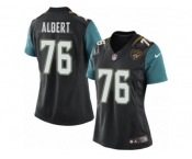 Women's Nike Jacksonville Jaguars #76 Branden Albert Limited Black Alternate NFL Jersey