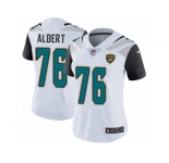 Women's Nike Jacksonville Jaguars #76 Branden Albert White Vapor Untouchable Limited Player NFL Jersey