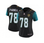 Women's Nike Jacksonville Jaguars #78 Jermey Parnell Vapor Untouchable Limited Black Alternate NFL Jersey