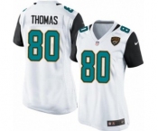 Women's Nike Jacksonville Jaguars #80 Julius Thomas Game White NFL Jersey