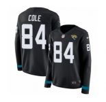 Women's Nike Jacksonville Jaguars #84 Keelan Cole Limited Black Therma Long Sleeve NFL Jersey