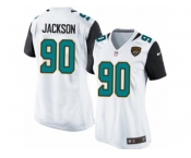 Women's Nike Jacksonville Jaguars #90 Malik Jackson White NFL Jersey