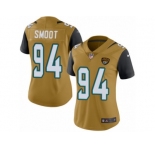 Women's Nike Jacksonville Jaguars #94 Dawuane Smoot Limited Gold Rush NFL Jersey