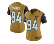 Women's Nike Jacksonville Jaguars #94 Dawuane Smoot Limited Gold Rush NFL Jersey