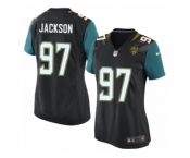 Women's Nike Jacksonville Jaguars #97 Malik Jackson Game Black Alternate NFL Jersey