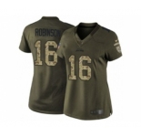 nike women nfl jerseys jacksonville jaguars #16 robinson army green[nike Limited Salute To Service]