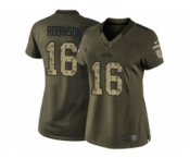 nike women nfl jerseys jacksonville jaguars #16 robinson army green[nike Limited Salute To Service]