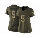 nike women nfl jerseys jacksonville jaguars #5 bortles army green[nike Limited Salute To Service]