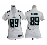 nike women nfl jerseys jacksonville jaguars #89 marcedes lewis white[nike]