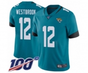 Youth Jacksonville Jaguars #12 Dede Westbrook Teal Green Alternate Vapor Untouchable Limited Player 100th Season Football Jersey