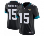 Youth Jacksonville Jaguars #15 Gardner Minshew II Black Team Color Vapor Untouchable Limited Player Football Jersey