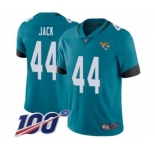 Youth Jacksonville Jaguars #44 Myles Jack Teal Green Alternate Vapor Untouchable Limited Player 100th Season Football Jersey