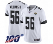 Youth Jacksonville Jaguars #56 Quincy Williams II White Vapor Untouchable Limited Player 100th Season Football Jersey