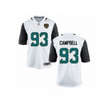 Youth Jacksonville Jaguars #93 Calais Campbell Nike White Jersey