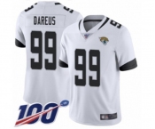 Youth Jacksonville Jaguars #99 Marcell Dareus White Vapor Untouchable Limited Player 100th Season Football Jersey