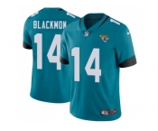 Youth Nike Jacksonville Jaguars #14 Justin Blackmon Teal Green Team Color Stitched NFL Vapor Untouchable Limited Jersey