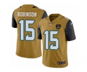 Youth Nike Jacksonville Jaguars #15 Allen Robinson Limited Gold Rush NFL Jersey