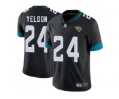 Youth Nike Jacksonville Jaguars #24 T.J. Yeldon Black Alternate Stitched NFL Vapor Untouchable Limited Jersey