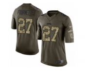 Youth Nike Jacksonville Jaguars #27 Leonard Fournette Limited Green Salute to Service NFL Jersey