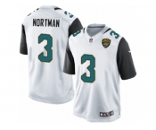 Youth Nike Jacksonville Jaguars #3 Brad Nortman Limited White NFL Jersey