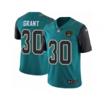 Youth Nike Jacksonville Jaguars #30 Corey Grant Teal Green Team Color Vapor Untouchable Limited Player NFL Jersey