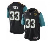 Youth Nike Jacksonville Jaguars #33 Chris Ivory Black NFL Jersey