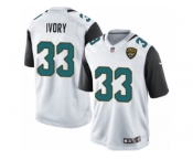 Youth Nike Jacksonville Jaguars #33 Chris Ivory White NFL Jersey