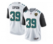 Youth Nike Jacksonville Jaguars #39 Tashaun Gipson Limited White NFL Jersey